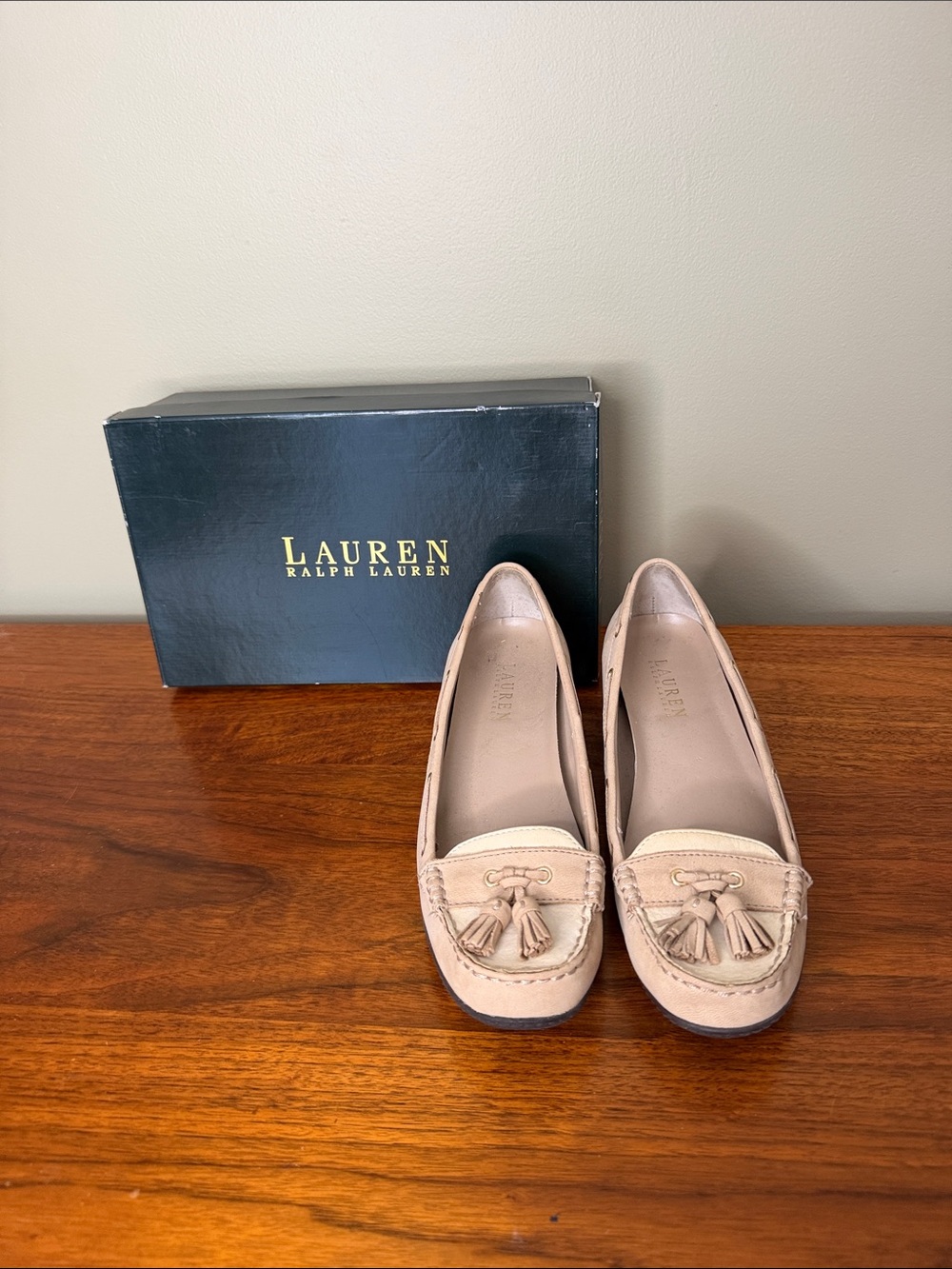 Lauren Ralph Lauren Nude Tassel Loafers for Women